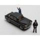Rover P5B Saloon with figures Margaret Thatcher and Police man 1972 Black Matrix MX41706-112
