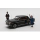 Rover P5B Saloon with figures Margaret Thatcher and Police man 1972 Black Matrix MX41706-112