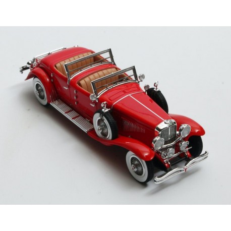 Duesenberg SJ 2608 Torpedo Pheaton Walker Cabriolet open 1930 Red Matrix MX40406-052