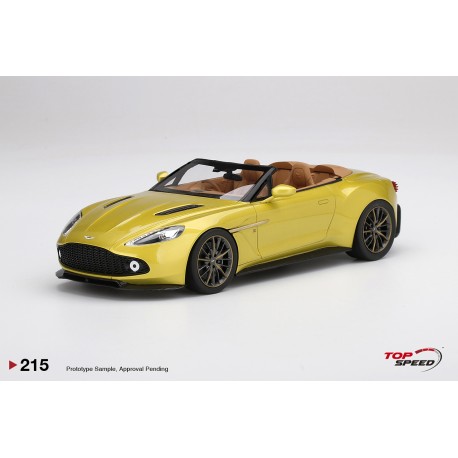 Aston Martin Vanquish Zagato Volante Cosmopolitan Yellow Truescale TS0215