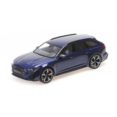 Audi RS6 Avant 2019 Blue Metallic Minichamps 155018011