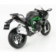 Kawasaki Ninja H2 2015 Black Carbon Green LCD Model LCD104569
