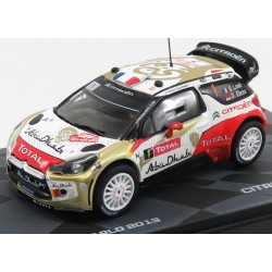 Citroen DS3 WRC 1 Rallye Monte Carlo 2013 Winner S. Loeb - D. Elena Edicola RMIT002&nbsp;