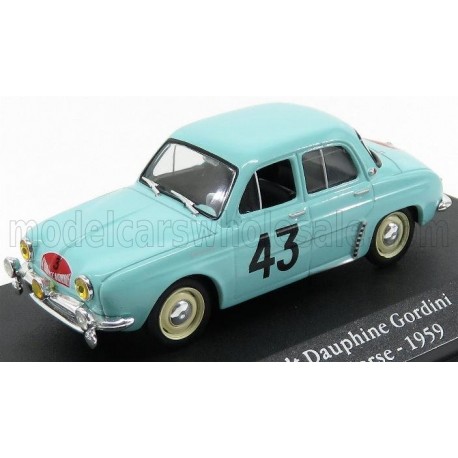 Renault Dauphine Gordini 43 Rallye Tour de Corse 1959 P. Orsini Edicola 2235024&nbsp;