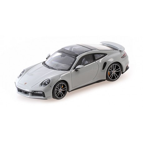 Porsche 911 (992) Turbo S 2020 Grey Minichamps 410069470