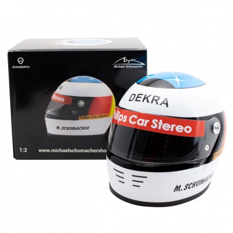 Casque 1/2 Michael Schumacher F1 Spa Francorchamps 1991 Schuberth