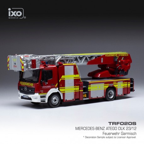 Mercedes Atego DLK 23/12 Metz Fire Brigade Garmisch-Partenkirchen IXO TRF020S