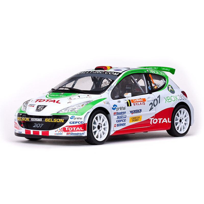 Sunstar 1/18 Peugeot 207 S2000 #58 Craig Breen Rallye Monza 2013 – Neuf