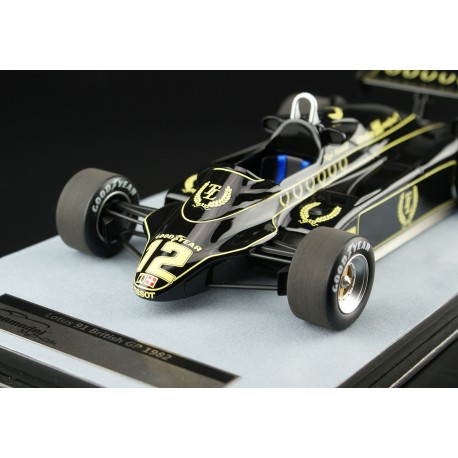 Lotus 91 12 F1 Grand Prix d'Angleterre 1982 Nigel Mansell Tecnomodel TM18-174D