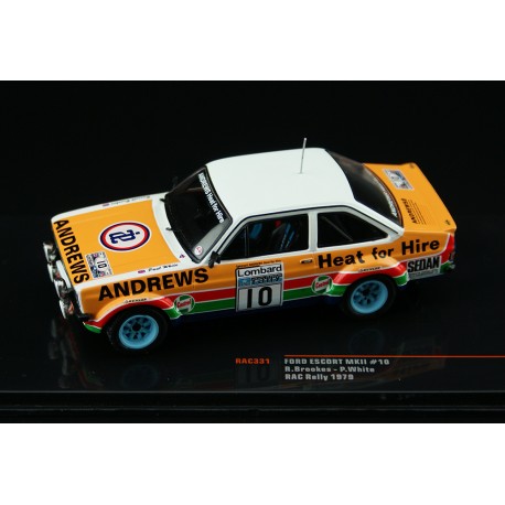 Ford Escort MKII 10 RAC Rally 1979 Brookes - White IXO RAC331