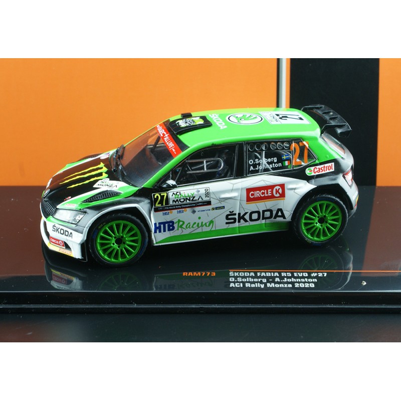 Skoda Fabia R5 Evo N°35 - Rallye Monza 2020 - IXO 1/43 - Neuve