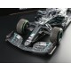 Mercedes F1 W11 44 F1 Winner Turquie World Champion 2020 Lewis Hamilton avec pneus usés et salissures Minichamps 110201444