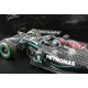 Mercedes F1 W11 44 F1 Winner Turquie World Champion 2020 Lewis Hamilton avec pneus usés et salissures Minichamps 110201444