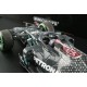 Mercedes F1 W11 44 F1 Winner Turquie World Champion 2020 Lewis Hamilton avec pneus usés et salissures Minichamps 110201444