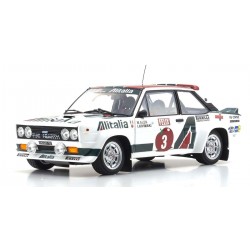 Fiat 131 Abarth 3 Rallye des 1000 Lacs 1978 Alen - Kivimaki Kyosho 08376E