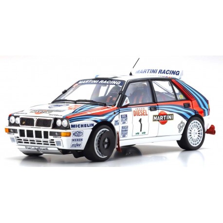 Lancia Delta HF Integrale 1 Rallye SanRemo 1992 Kankkunen - Piironen Kyosho KYO08348D