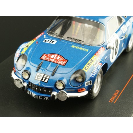 Alpine Renault A110 18 Rallye Monte Carlo 1973 Andruet - Biche IXO 24RAL007A