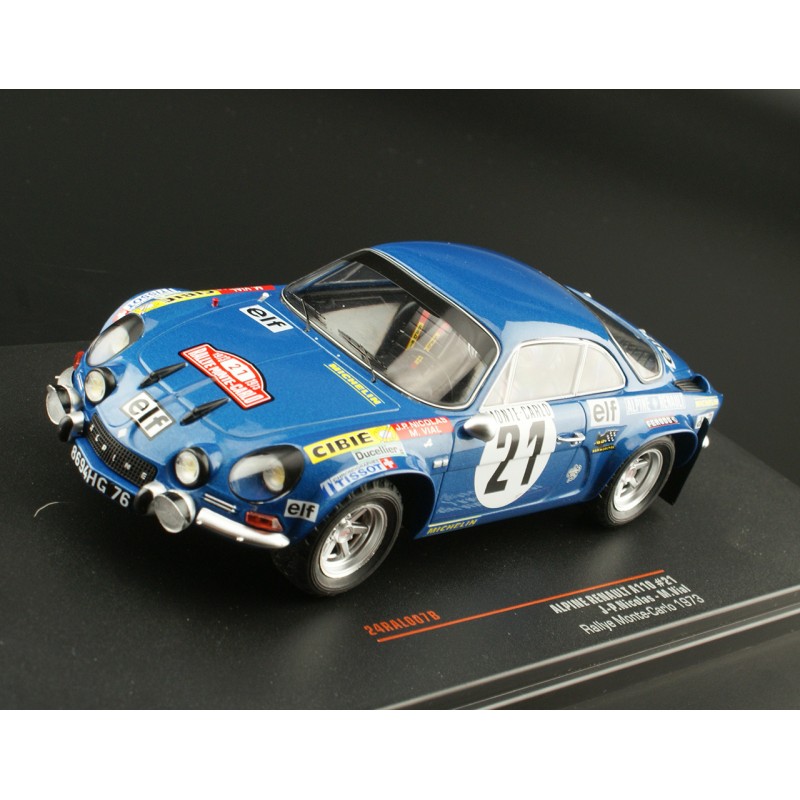 Miniature Alpine Renault A110 Wollek – Rallye Monte-Carlo 1973 – Spark 1/43 – Neuf