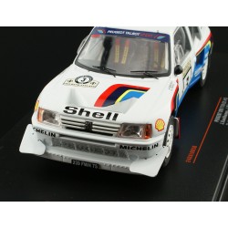 Peugeot 205 T16 E2 3 Rallye des 1000 Lacs 1986 Kankkunen Piironen IXO 24RAL005B