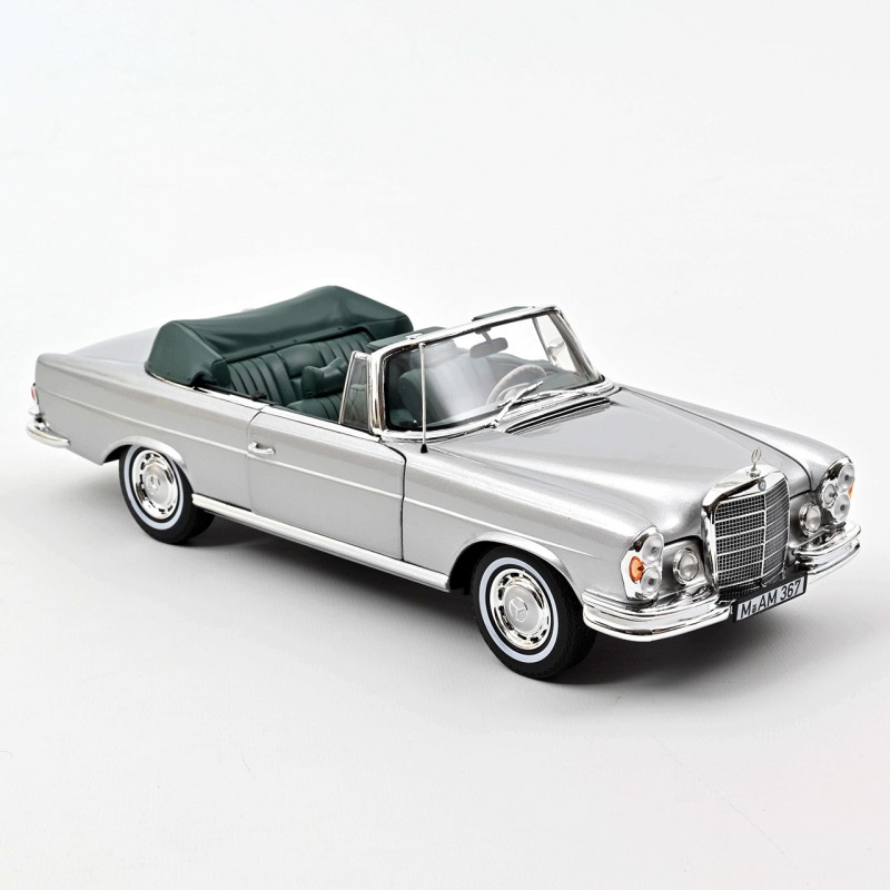 NOREV Mercedes-Benz 280 SE Cobriolet 訳あり 1/18 Diecast Mercedes-Benz 280 SE Cabriolet 1969 Silver Norev