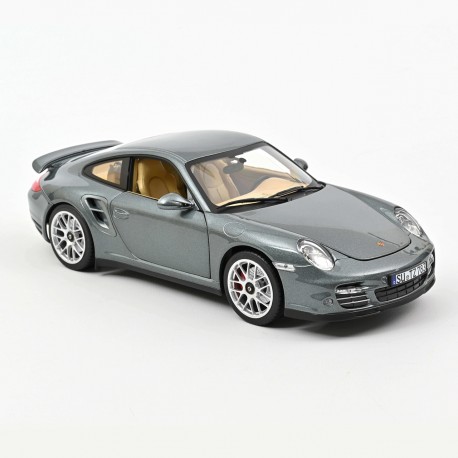 Porsche 911 997-2 Turbo Coupe 2010 Grey Met Norev 187623