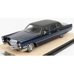 Cadillac Fleetwood Series 75 Limousine 1968 Emperor Blue Metallic Stamp Models STM68101