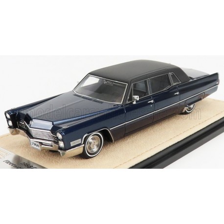 Cadillac Fleetwood Series 75 Limousine 1968 Emperor Blue Metallic Stamp Models STM68101