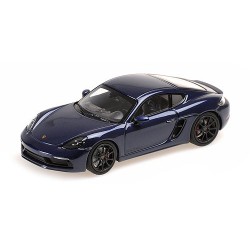Porsche 718 Cayman GTS (982) 2020 Blue Metallic Minichamps 410069002