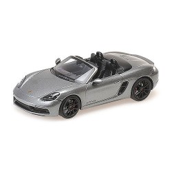 Porsche 718 Cayman GTS (982) 2020 Grey Metallic Minichamps 410069100