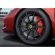 Ferrari 296 GTB Rosso Imola with carbon replicas wheels BBR BBRC264B1
