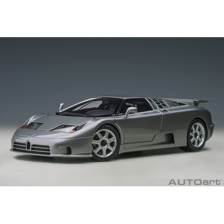 Bugatti EB110 SS 1994 Grey Metallic Silver Autoart 70916