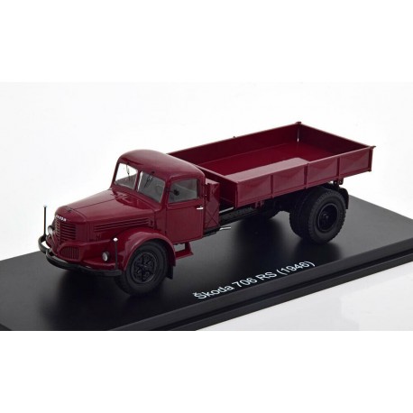 Skoda 706 RS 1946 Dark Red Black IXO PCL47128