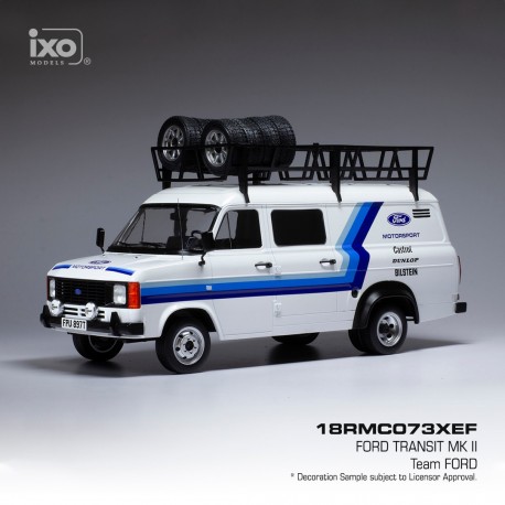 Ford Transit MKII team Ford with roof accessories Rallye IXO 18RMC073XE