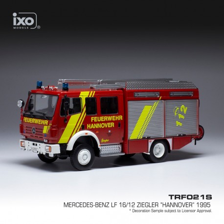 Mercedes LF 16/12 Ziegler Fire Brigade Hannover 1995 IXO TRF021S