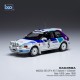 Mazda 323 GTX with night lights 5 Rallyes des 1000 Lacs 1990 Salonen - Silander IXO RAC358A