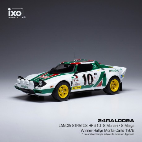 Lancia Stratos HF 10 Rallye Monte Carlo 1976 Munari - Maiga IXO 24RAL009A