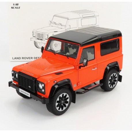 Land Rover Defender 90 Works V8 70th Edition 2018 Orange LCD Model LCD18007OR