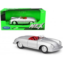Porsche 356 Silver Welly WEL24090