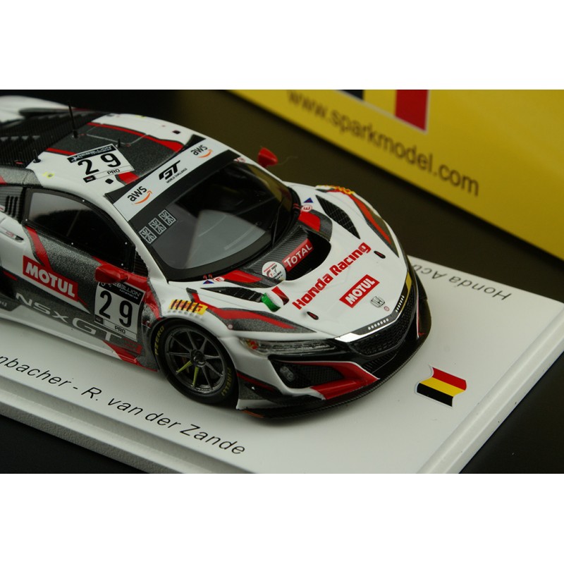 Miniature Spark 1/43 Honda NSX Castrol Racing N°30 - 24h Spa 2018 (Patresse/Depailler)