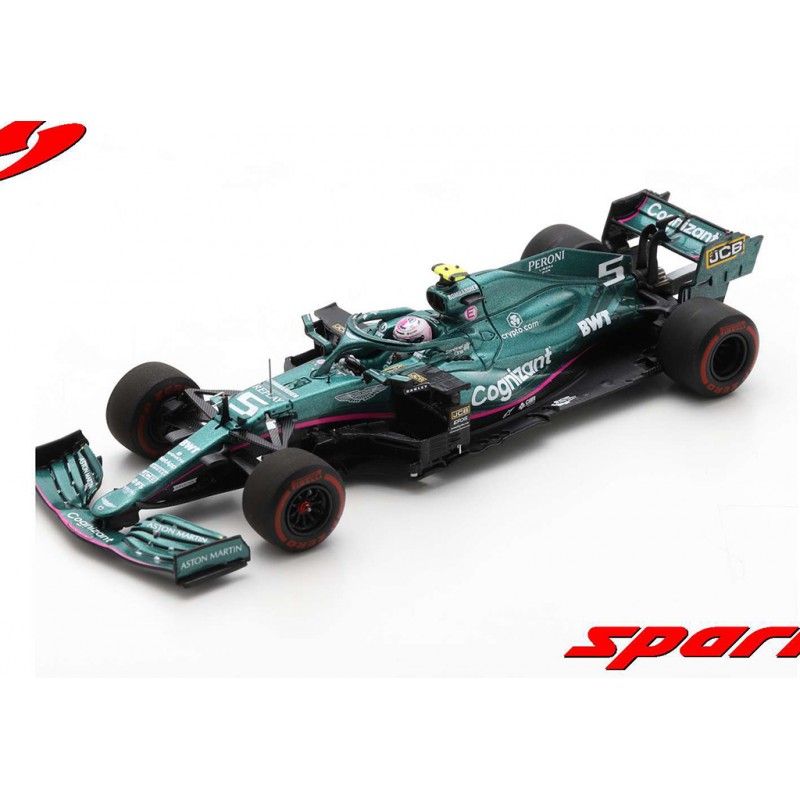 Miniature Spark 1/43 – Aston Martin AMR21 F1 – Vettel – GP Bahreïn 2021 – Neuf