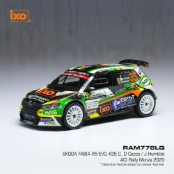 Skoda Fabia R5 Evo 35 Monza Rally 2020 C. De Cecco - J. Humblet IXO RAM778