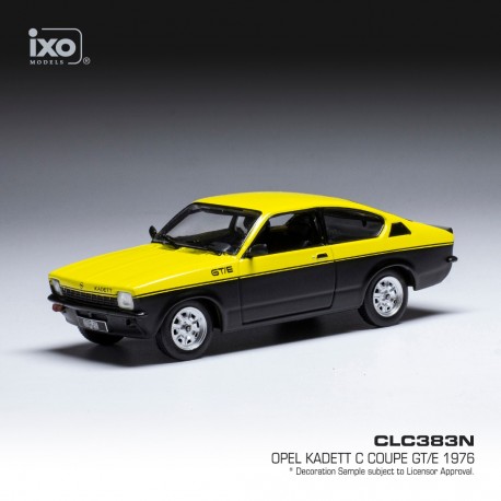 Opel Kadett C Coupe GTE 1976 Yellow Black IXO CLC383N