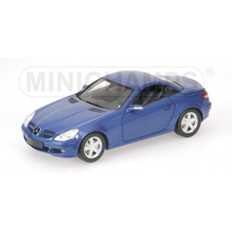 Mercedes SLK 2004 Bleue Minichamps 100033131