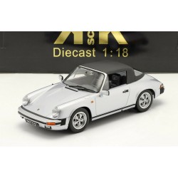 Porsche 911 3.2 Cabriolet 1988 Silver Grey KK Scale KKDC180712