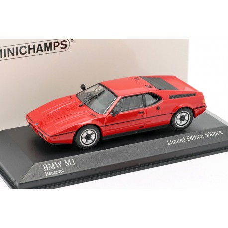 BMW M1 E26 1980 Red Minichamps 943025023