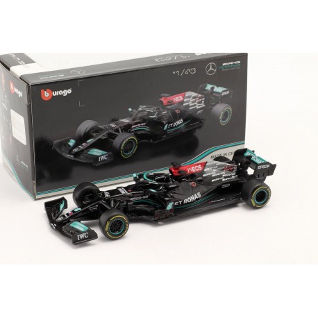 Mercedes AMG F1 W12 E Performance 44 F1 2021 Lewis Hamilon Bburago BU38038H