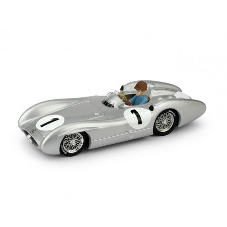 Mercedes W196C 1 F1 Grand Prix d'Angleterre 1954 Juan Manuel Fangio Brumm R325CH