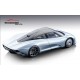 McLaren Speedtail Geneva AutoShow 2019 Ice Silver Tecnomodel T18-EX08A