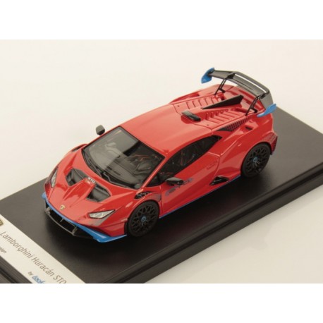 Lamborghini Huracan STO Arancio Xanto with Blu Nila frames and livery Looksmart LS523I