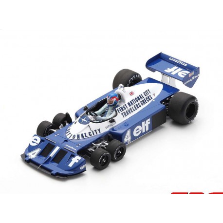 Tyrrell P34 n4 Patrick Depailler 1977 F1 2ème Grand Prix du Canada Spark 18S574